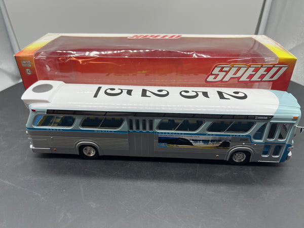 Greenlight 86544 speed 1960's General Motors Santa Monica Los Angeles CA downtown transit bus #2525 1/43 O SCALE NEW
