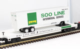 MTH Premier 20-98158 SOO Line Flat Car O SCALE Like New