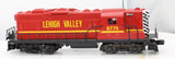 Lionel 6-8775 LEHIGH VALLEY GP-9 Powered Diesel Locomotive O Scale Used Damaged Box