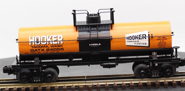 MTH Railking 30-7342 Hooker Chemicals Tank Car GATX 24055 O SCALE NEW damaged box