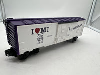 Lionel 6-9486  I love Michigan box car O SCALE Like New