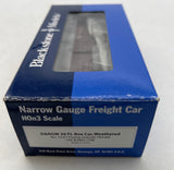 Blackstone Models b340115w Denver Rio Grande Western D&RGW 30 ft box car, weathered w/ flying herald HOn3 Scale Used Excellent