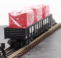 MTH 30-4159B RAILKING Mon Valley Works Gondola with (3) LCL Containers O SCALE Like New