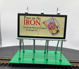 MTH Railking 30-90286 PBC - Pittsburgh Brewing Co. Lighted Billboard O SCALE Like New limited