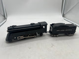 Marx tin Black steam locomotive New York central O SCALE Used Excellent No Box as is