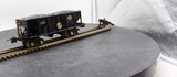 MTH Tinplate 10-1042  hopper car black with brass trim O SCALE Like New