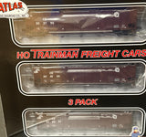 Atlas 20007715 CONRAIL Aluminum Coal Gondola 3-Pack Trainman HO Scale NEW