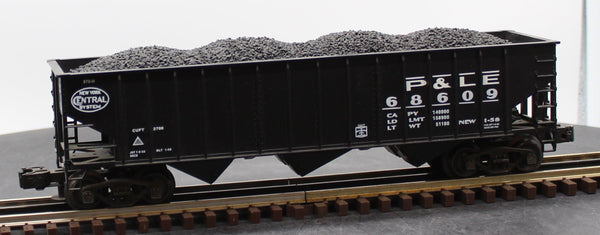 Weaver Ultra Line P&LE 68609 New York Central 3-Bay 3-Rail Coal Car O SCALE Used Excellent