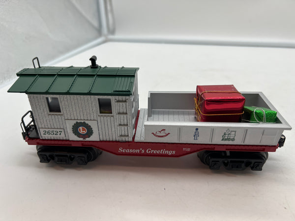 Lionel 6-26527 CHRISTMAS WORK CABOOSE WITH PRESENTS O SCALE Used Excellent missing some presents