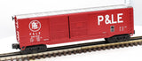 MTH Railking 30-74098 Pittsburgh & Lake Erie 40' Double Door Box Car O SCALE Like New