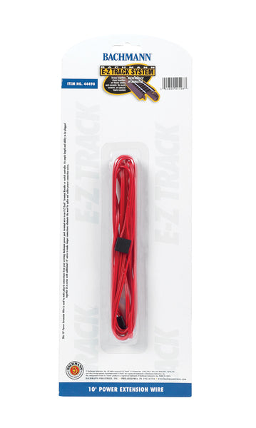 Bachmann 44498 10 FT RED TERMINAL EXTENSION WIRE (ALL SCALES) HO SCALE NEW