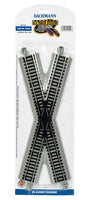 Bachmann 44540 30 DEGREE CROSSING E-Z TRACK (NICKEL SILVER) HO SCALE NEW