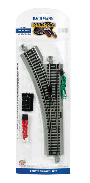 Bachmann 44561 REMOTE TURNOUT - LEFT (NICKEL SILVER) E-Z TRACK HO SCALE NEW