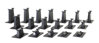 Bachmann 44595 18-PIECE GRADUATED PIER SET (HO SCALE) NEW