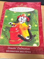 Hallmark 2000 Dousin' Dalmatian, Fire Fighter Ornament Like New