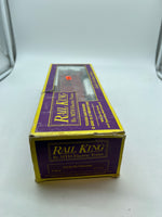 MTH Railking 30-7703 Santa Fe Woodsided Caboose O SCALE Like New damaged box