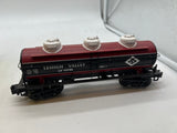 MTH Railking 30-7398 Lehigh Valley 3-Dome Tank Car O SCALE Used Excellent
