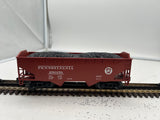 MTH Premier 20-90326C Pennsylvania O Scale Premier 2-Bay Offset Hopper Car Used Excellent
