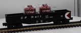 Lionel 6-26332 CP Rail O27 Gondola with Canisters O SCALE Like New Damaged Box