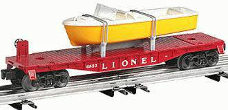 Lionel 6-26048 Lionel O27 Flat Car w/Boat #6801 O SCALE NEW