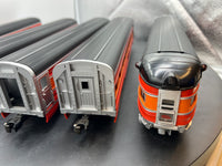 Lionel 6-9589, 6-9590, 6-9591, 6-9592, 6-9593 Southern Pacific Daylight Passenger Car Set (Set of 5) O Scale Like New