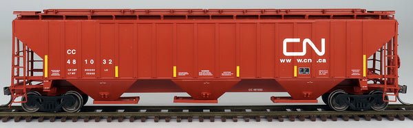 InterMountain 453114-02 Canadian National CN Chicago Central Pacific PS 4750 Cu Ft 3 bay rub sided hopper car HO SCALE NEW