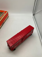 Lionel 6-36210 HI-CUBE BOXCARS - BURLINGTON O SCALE Like New