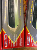 Williams Northern Pacific NP AA Set with 5 Passenger cars O SCALE Used Excellent