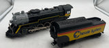 Lionel 6-8003 CHESSIE 2-8-4 Berkshire Steam Locomotive & Tender #8003 O Scale Used Excellent Damaged Box