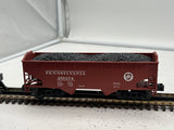 MTH Premier 20-90326e Pennsylvania O Scale Premier 2-Bay Offset Hopper Car Used Excellent