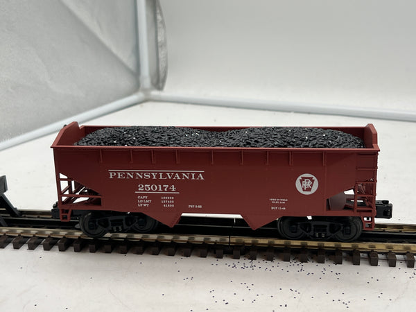 MTH Premier 20-90326e Pennsylvania O Scale Premier 2-Bay Offset Hopper Car Used Excellent