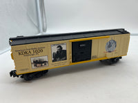 MTH Railking 30-74152 KDKA Box Car Pittsburgh PA America's First Radio Station AB O SCALE NEW