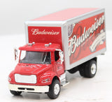Menards 279-4459 1/43 Scale Budweiser Beer Park Ridge Distributing Inc Red Box Truck Like New