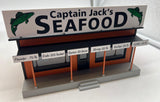MTH Railking 30-90038 Capt. Jack's Seafood Road Side Stand Building O SCALE Like New