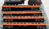 Rivarossi 9130 Milwaukee Road 4-6-2 Pacific Steam locomotive and 4 Cars: 9548 diner; 9548 diner; 9547 observation; 9562 coach N Scale as is  Used Excellent