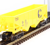 Lionel 6-9016 B&O Chessie System Hopper Car O Scale Used Damaged Box