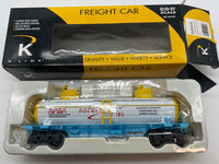 K-Line k635-8016 NASA ROCKET FUEL Double Dome Tank Car O SCALE NEW