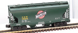 MTH Premier 20-97475 Chicago & North Western CNW 2-Bay Centerflow Hopper O SCALE Like New