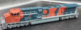 Broadway Limited Imports 5060  BlueLine GE AC6000, BHP Iron Ore #6076, Low Ditch Lt., Bubbles Scheme, DC Sound/DCC Ready, HO SCALE Like New