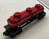 Lionel 6-9353 O SCALE Crystal 3-Dome Tank Car Like New
