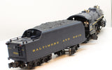 MTH Railking 30-1472-1 Baltimore & Ohio 4-6-2 Pacific Steam Engine With Proto-Sound 2.0 O SCALE Like New