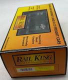 MTH Railking 30-7519 Chicago & North Western Ore Car w/coal load Dark green body with CNW herald O SCALE Like New