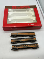 Arnold Rivarossi 0536 Great Northern GN Empire Builder Passenger Car Set N SCALE Like New