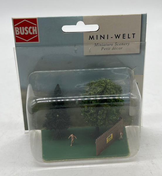 Busch 8250 N Scale Admiring The Scenery Peeking Tom Nude Woman Figures N Scale  NEW