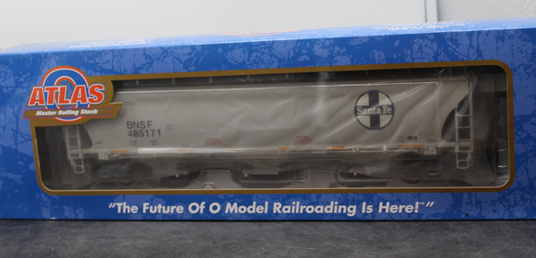 Atlas O 3001129-6 BNSF ATSF heritage Trinity 5161 covered hopper #485171 3 RL Golden Spike Limited Edition O SCALE NEW