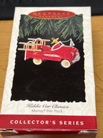 Hallmark 1995 Murray Fire Truck, Kiddie Car Classics #2 Ornament Used Excellent