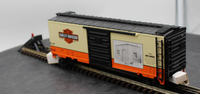 MTH 20-93213 Harley-Davidson 1903 40' Box Car O Scale Like New Damaged Box
