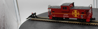 MTH 20-9105L Santa Fe O Scale Extended Vision Caboose Like New