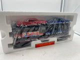 MTH 30-76643 Long Island Auto Carrier w/ 4 '64 Mercury Marauder Cars #961964 O Scale NEW