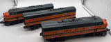 Lionel 6-11724 GREAT NORTHERN F-3 ABA Diesel Locomotive Set O Scale Used Excellent Damaged Box
